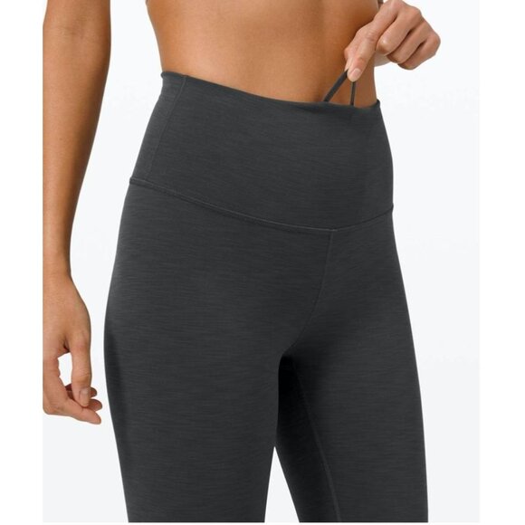 lululemon athletica Pants - Lululemon Wunder Train High-Rise Tight 25" Heathered Graphite Grey Everlux 6